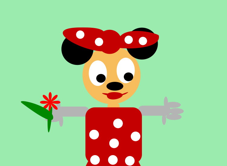 Minnie mouse-Lupu Ema-Cristina