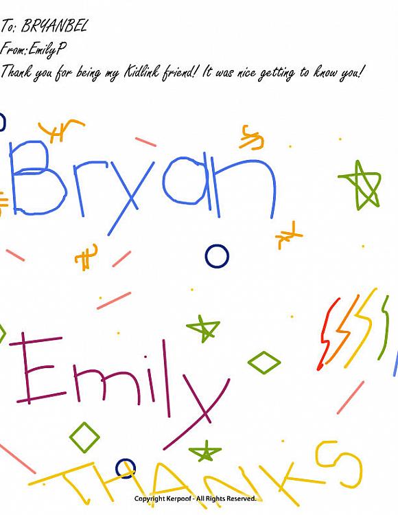 From EmilyP to BryanBel