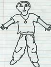 "Self-portrait" Juan Pablo, 11, USA