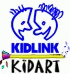 Kidart logo by Nevena (Yugoslavia) and Marius and Mihai (Romania)